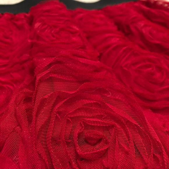 Textured tulle rose skirt - Picture 2 of 8